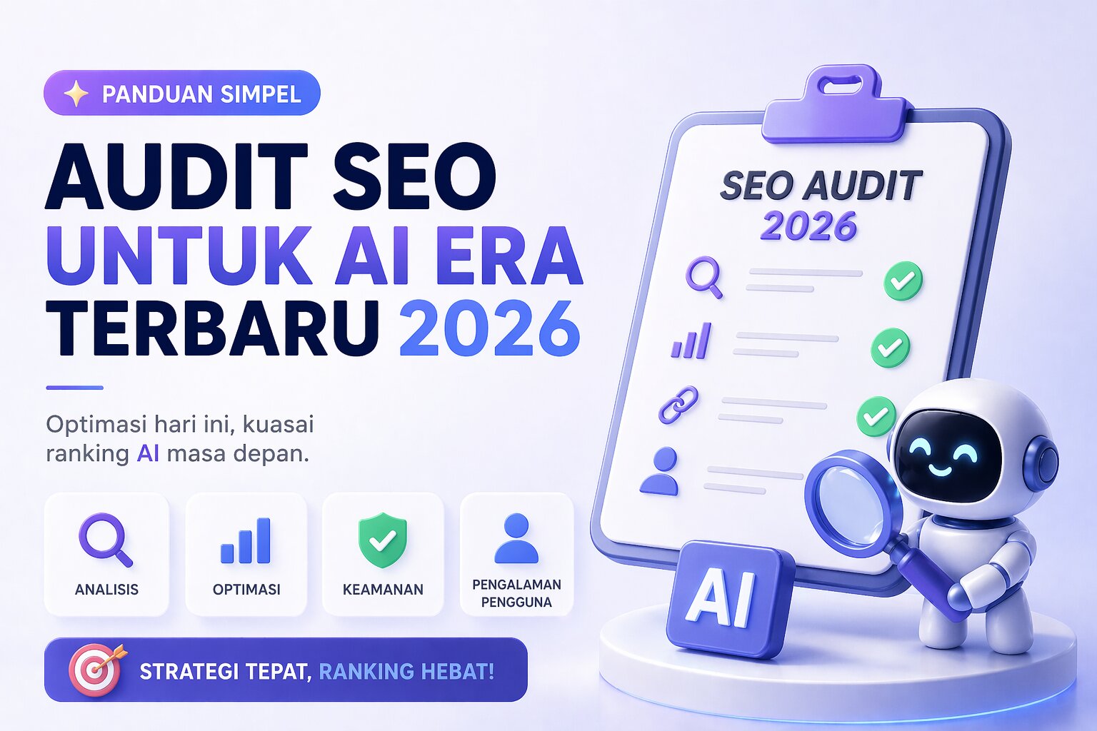 Checklist Audit SEO Terbaru untuk Era AI 2026 yang Wajib Diterapkan