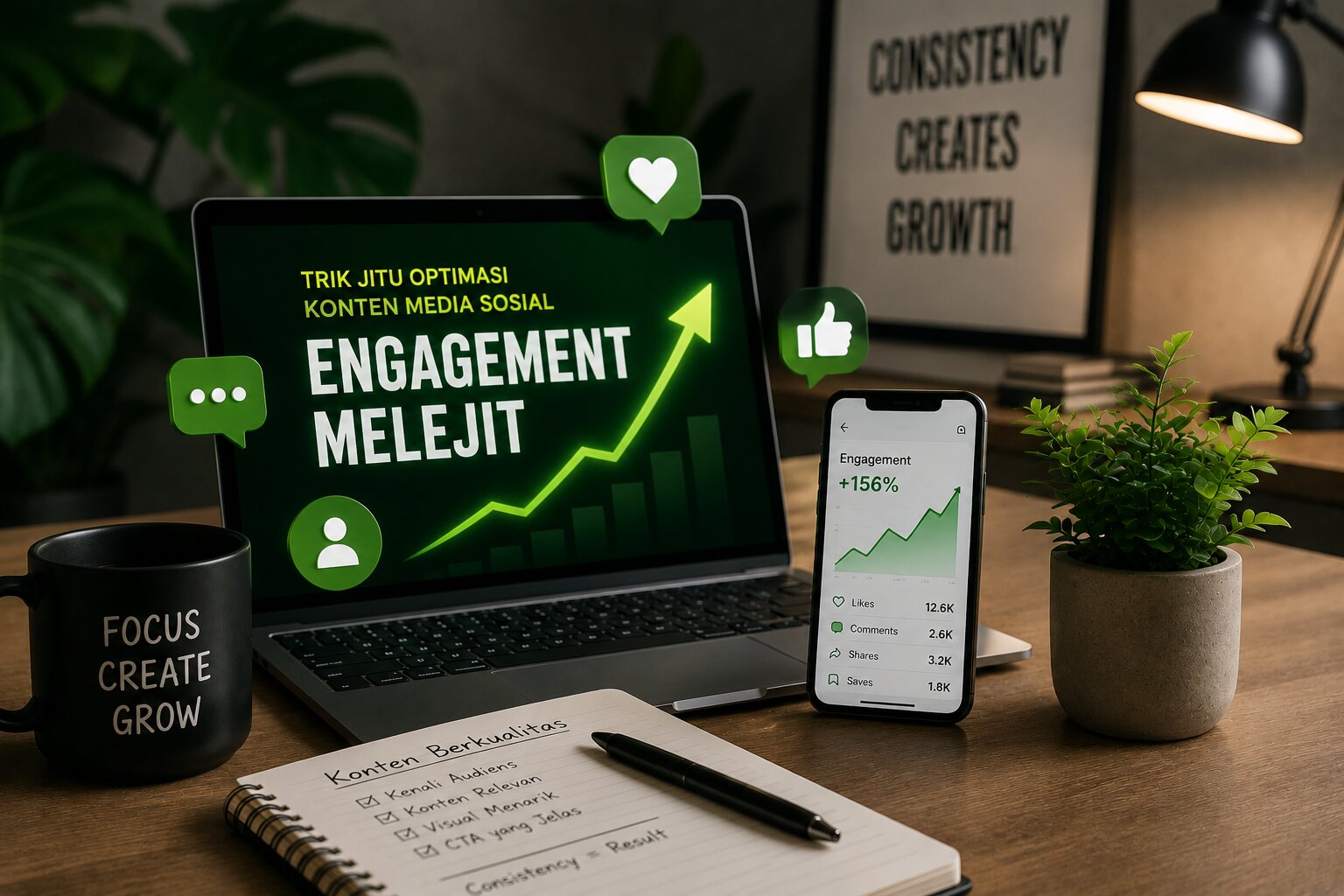 Strategi Konsistensi Branding Media Sosial untuk Meningkatkan Engagement, Kepercayaan Audiens, dan Pertumbuhan Akun Secara Organik di Era Digital