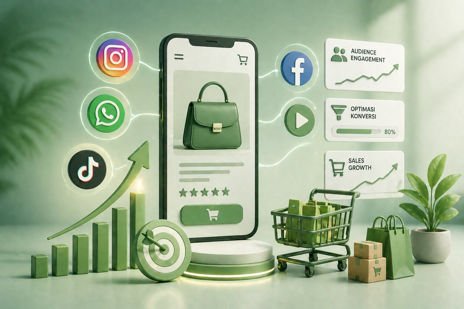 Strategi Integrasi Omnichannel Marketing di Media Sosial untuk Meningkatkan Penjualan Toko Online E-Commerce