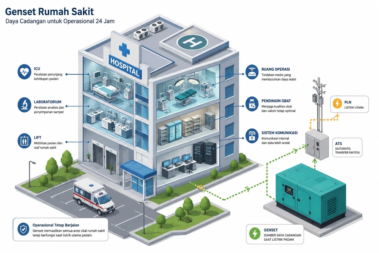 Genset Jakarta untuk Kebutuhan Listrik Andal